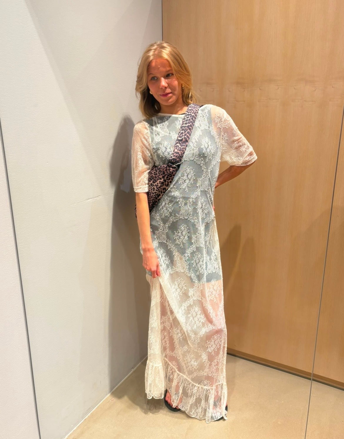 NMLUCIA Long Dress - Cloud Dancer